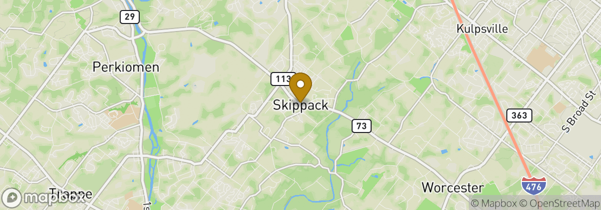 Map location: Skippack
