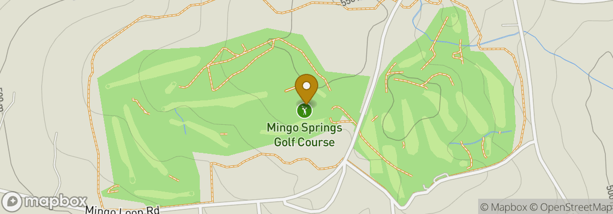 Map location: Mingo Springs Golf Course