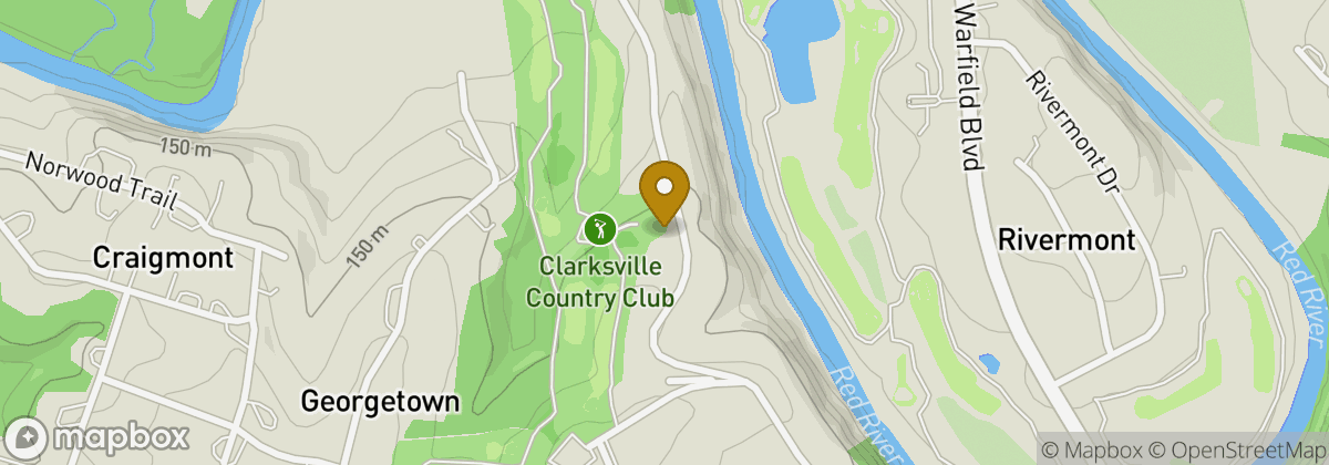 Map location: Clarksville Country Club