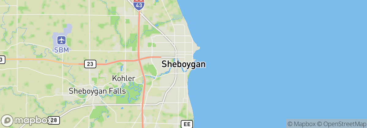 Map: Sheboygan, WI