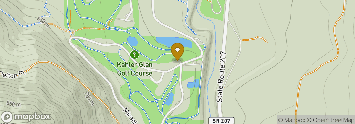 Map location: Kahler Mountain Club Golf Course, & Athletic Club