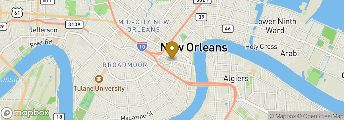 Map location: Bayou Oaks At City Park