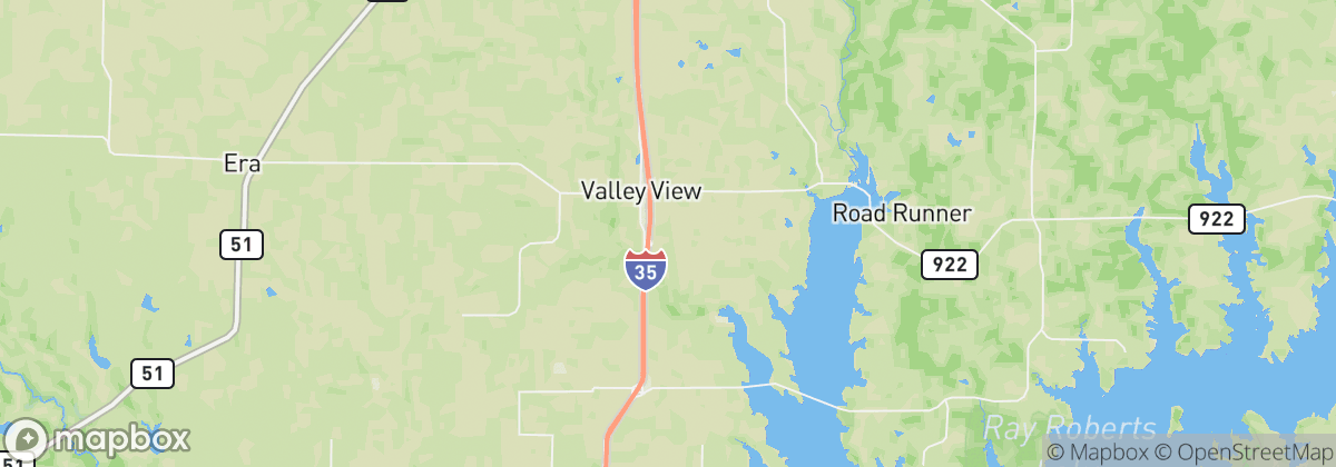 Map: Valley View, TX