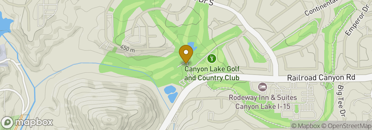 Map location: Canyon Lake Golf & Country Club
