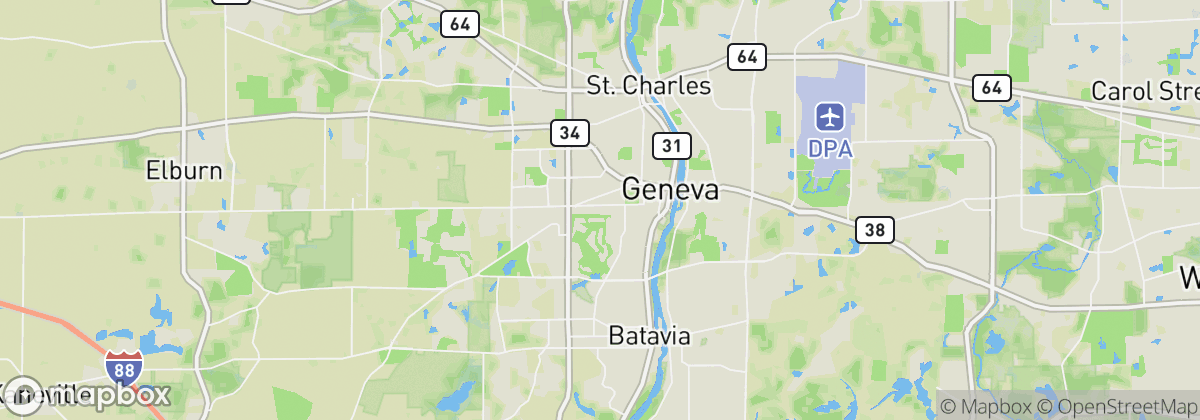 Map: Geneva, IL