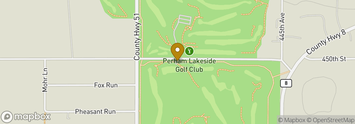 Map location: Perham Lakeside Golf Club