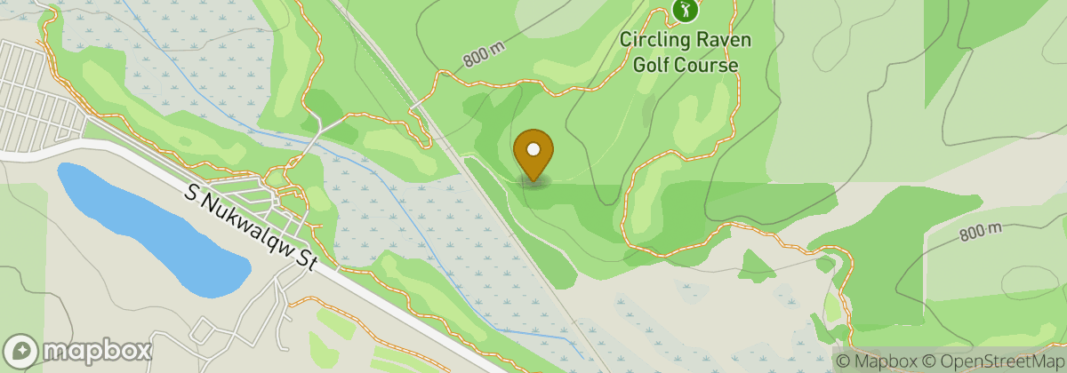 Map location: Circling Raven Golf Course