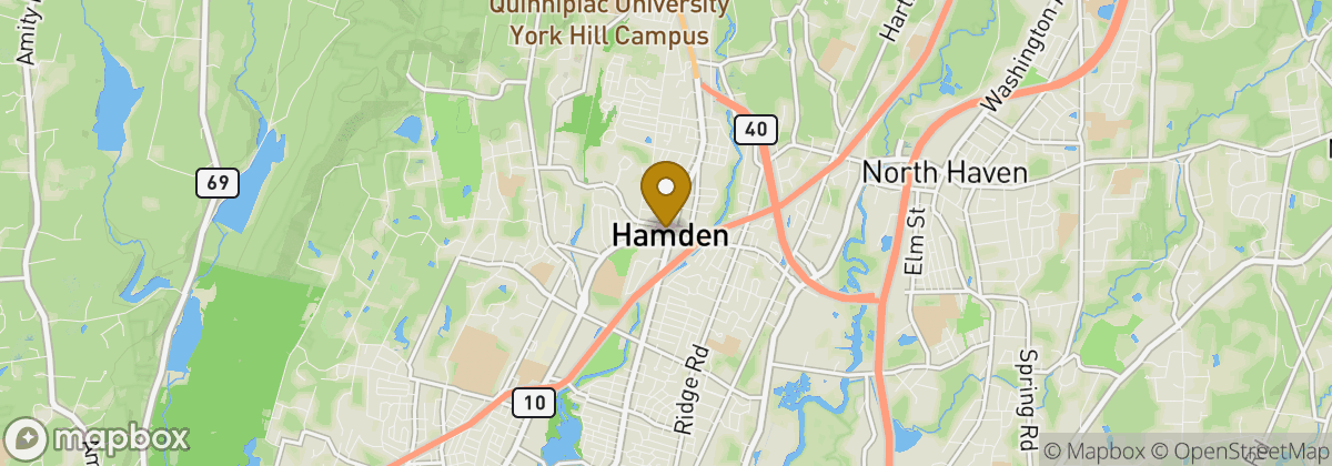 Map location: Hamden