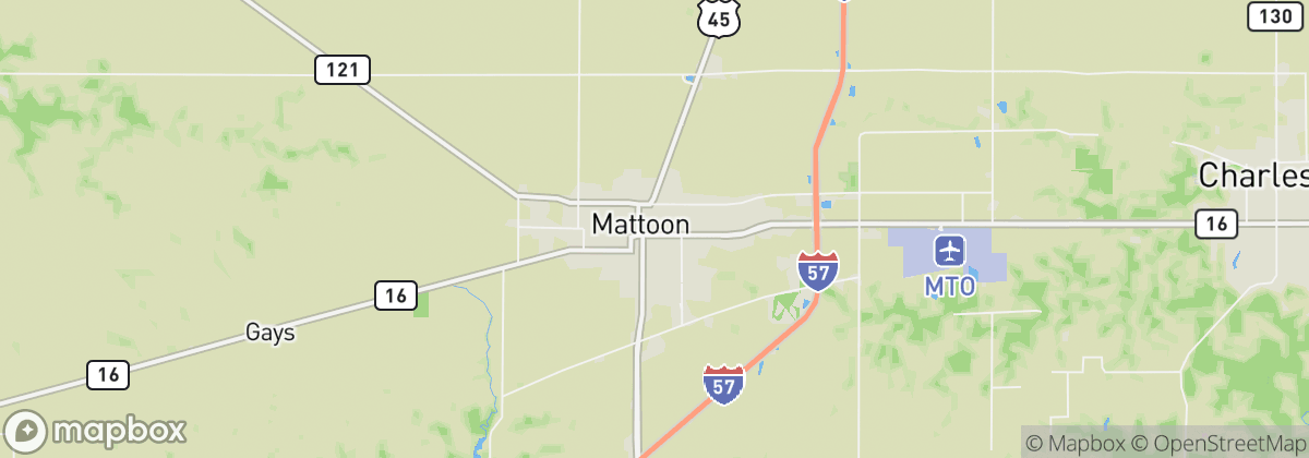 Map: Mattoon, IL