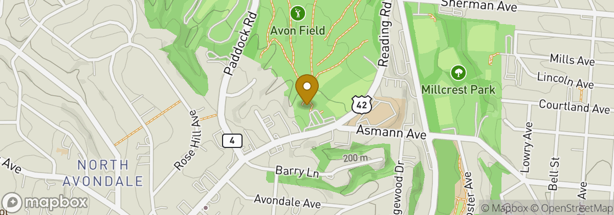 Map location: Avon Fields Golf Course
