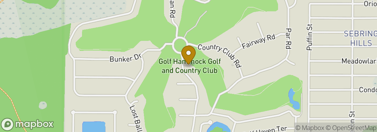 Map location: Golf Hammock Golf and Country Club