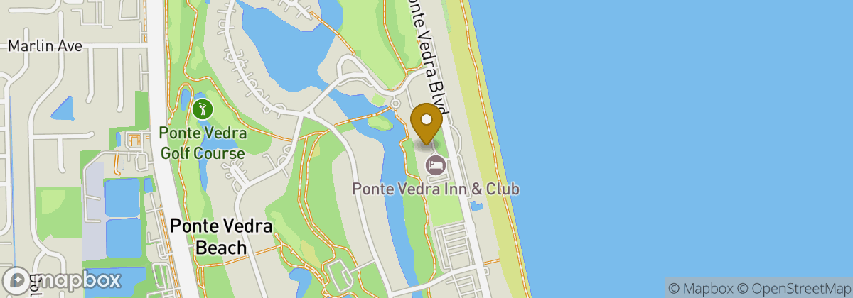 Map location: Ponte Vedra Inn & Club