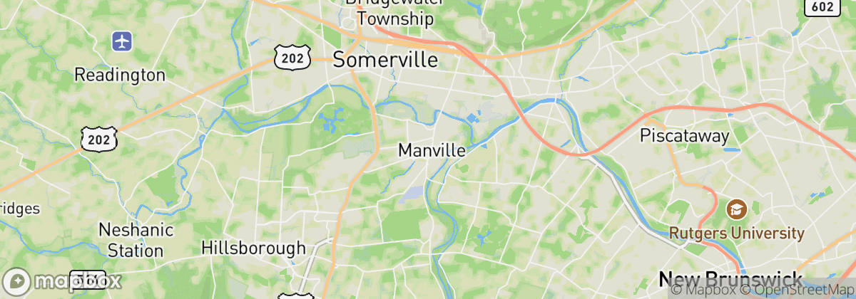 Map: Manville, NJ