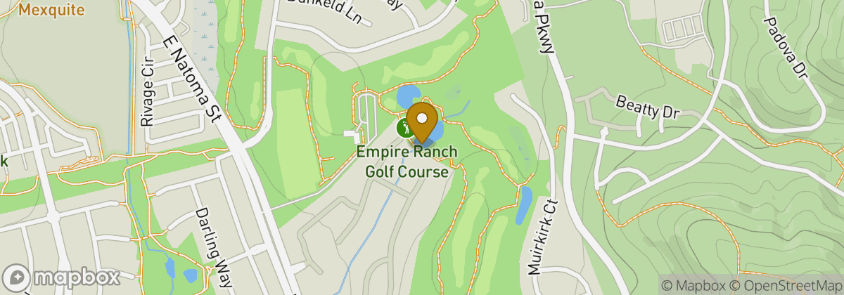 Map location: Empire Ranch Golf Course