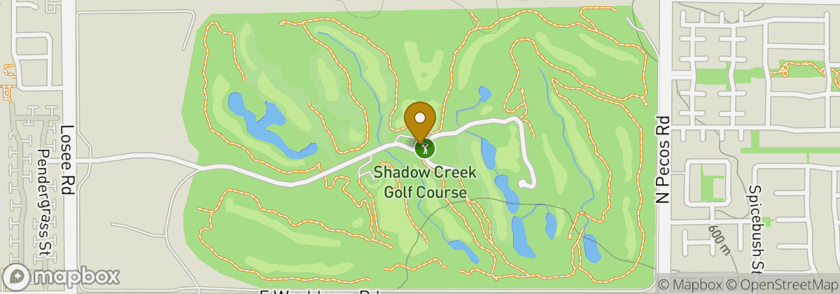 Map location: Shadow Creek Golf Course