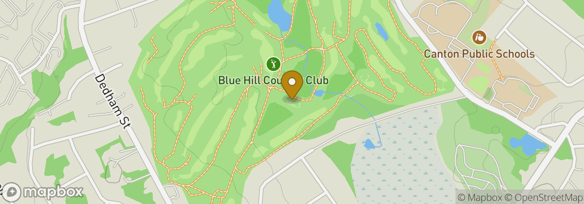 Map location: Blue Hill Country Club