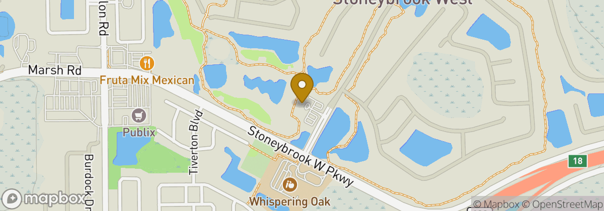Map location: Stoneybrook West Golf Club