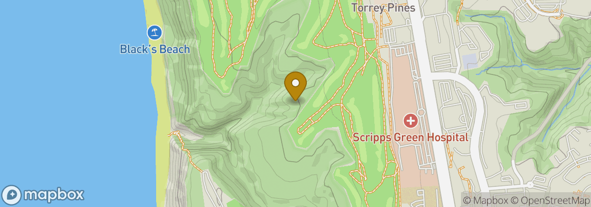 Map location: Torrey Pines South Course