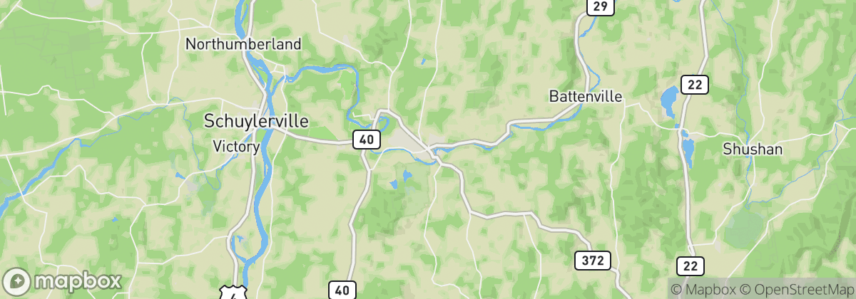 Map: Greenwich, NY