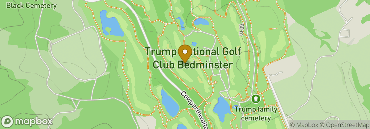 Map location: Trump National Golf Club Bedminster