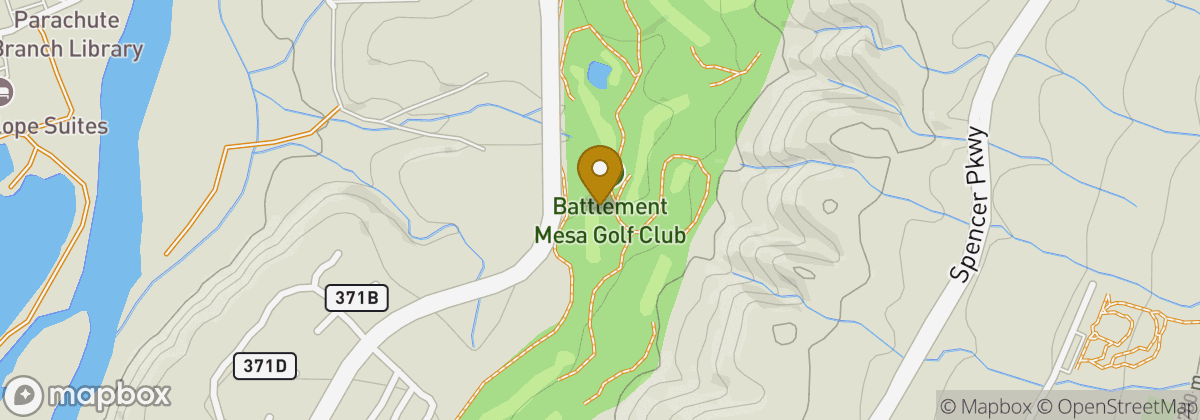 Map location: Battlement Mesa Golf Club