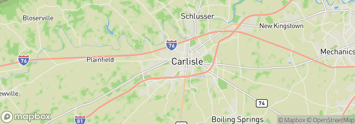 Map: Carlisle, PA