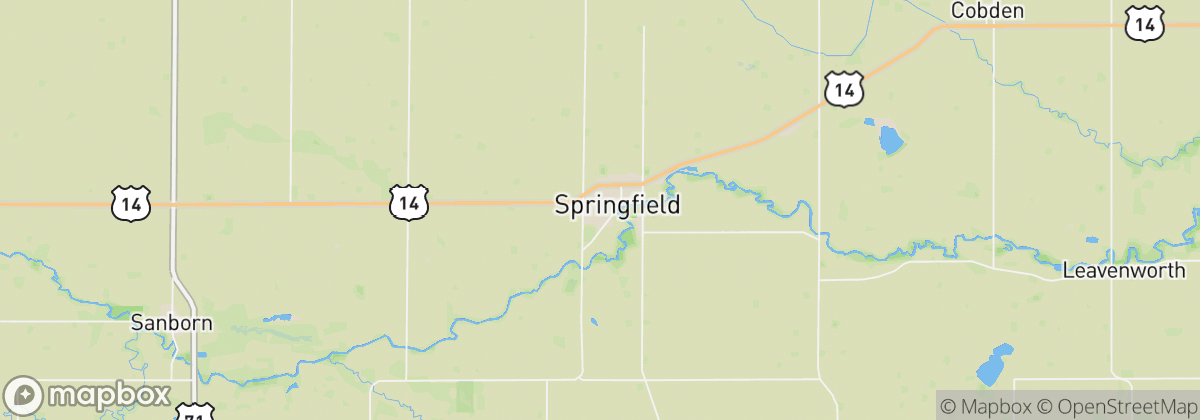 Map: Springfield, MN