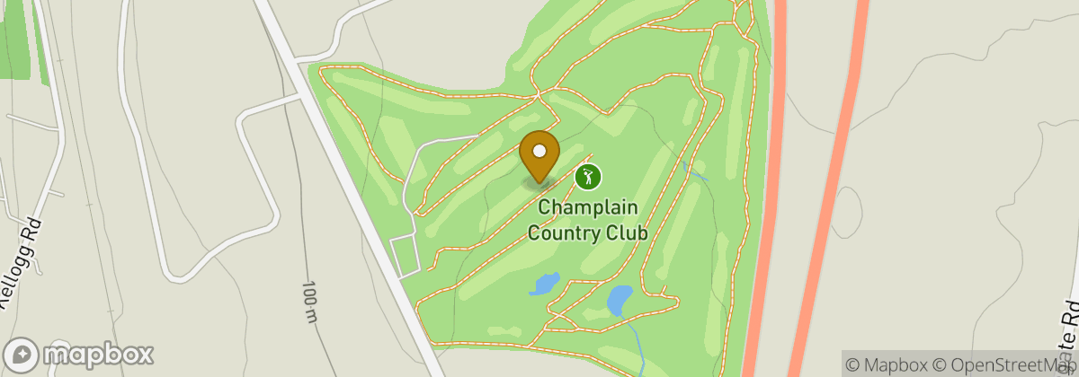 Map location: Champlain Country Club