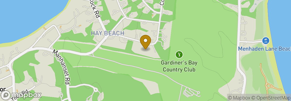 Map location: Gardiner's Bay Country Club