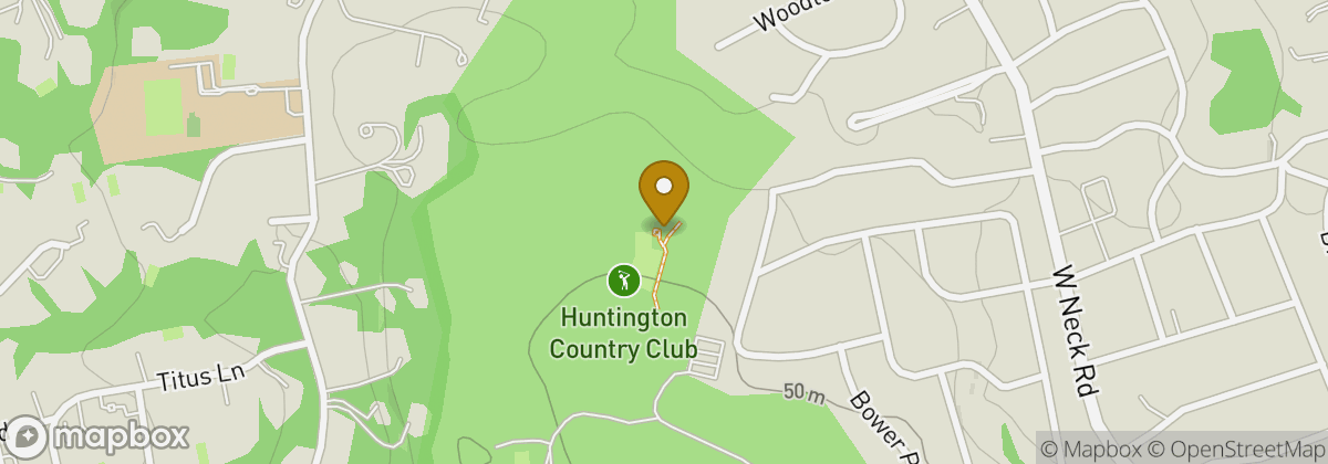 Map location: Huntington Country Club