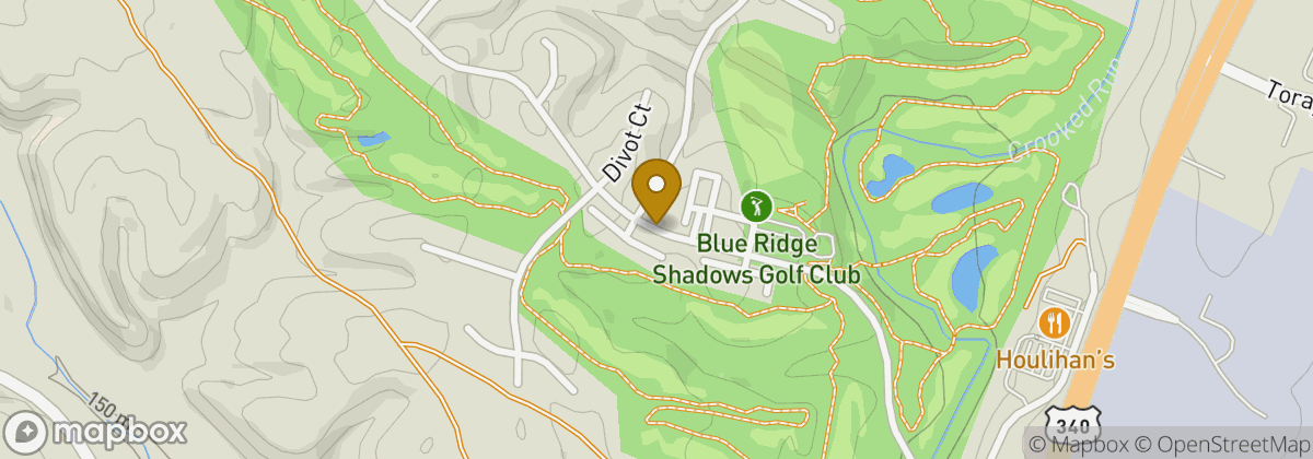 Map location: Blue Ridge Shadows Golf Club