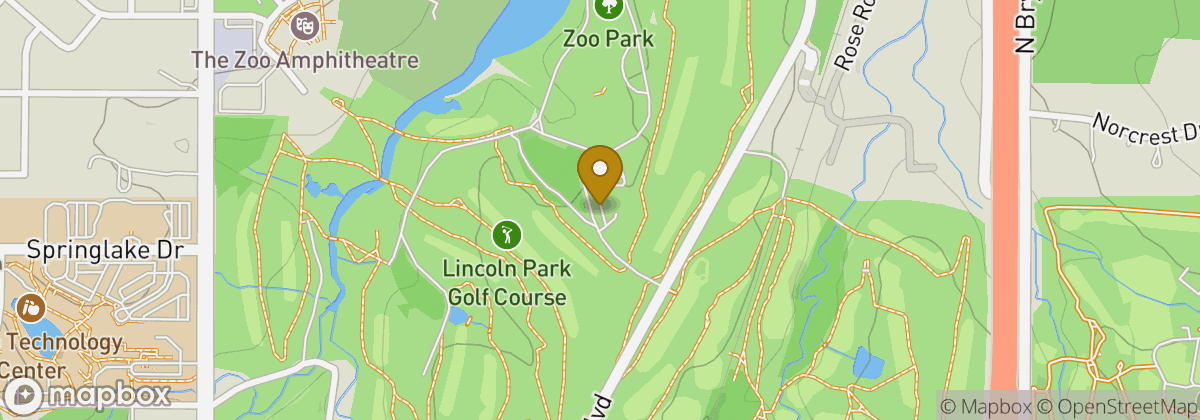 Map location: Lincoln Park West Golf Course