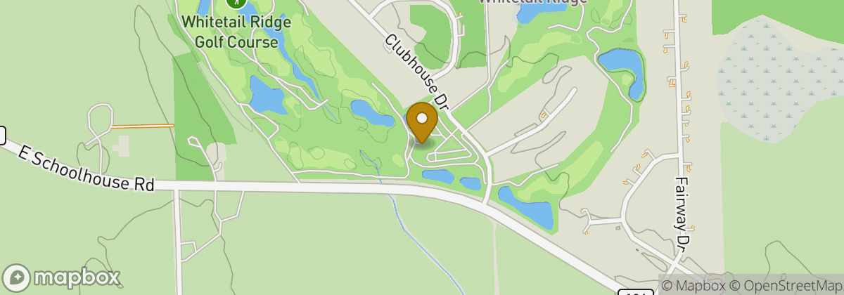 Map location: Whitetail Ridge Golf Club