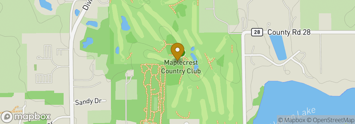 Map location: Maplecrest Country Club