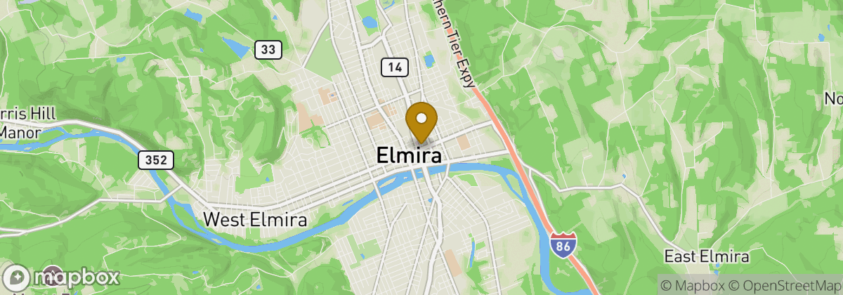 Map location: Elmira