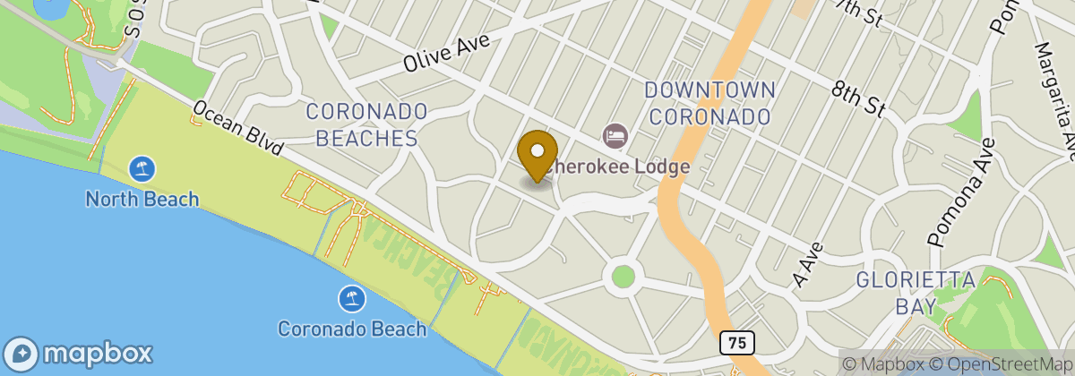 Map location: Coronado Municipal Golf Course