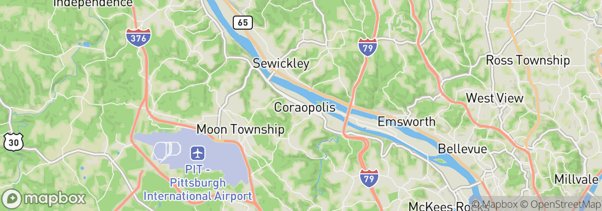 Map: Coraopolis, PA