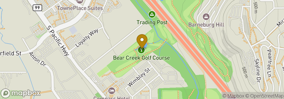 Map location: Bear Creek Golf Course