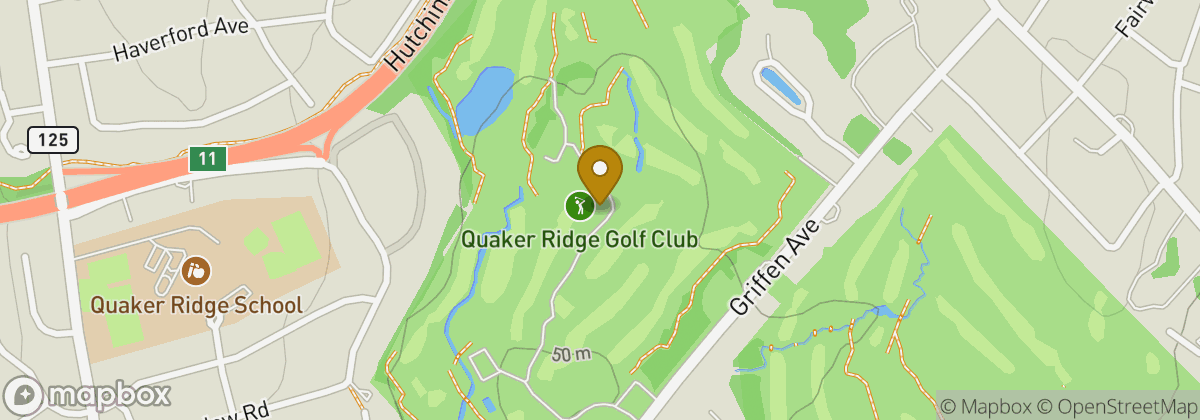 Map location: Quaker Ridge Golf Club