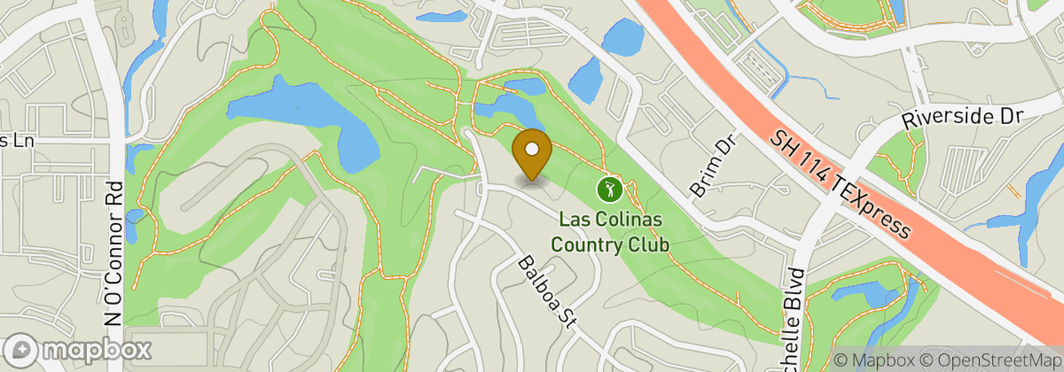 Map location: Las Colinas Country Club
