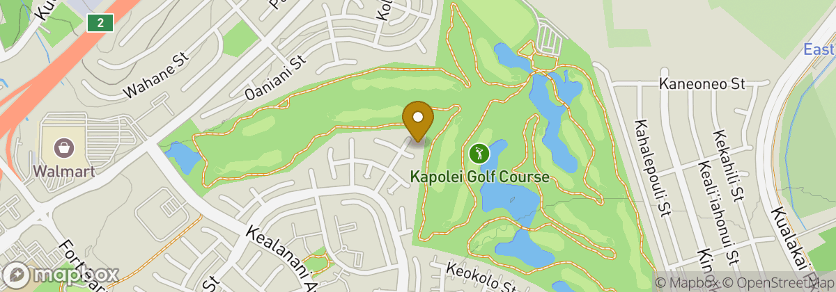 Map location: Kapolei Golf Course