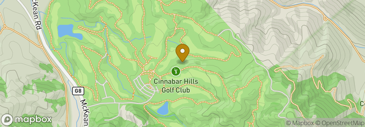 Map location: Cinnabar Hills Golf Club