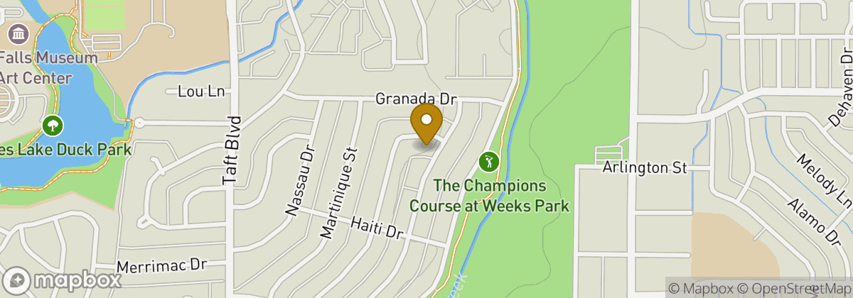 Map location: The Champions Course at Weeks Park