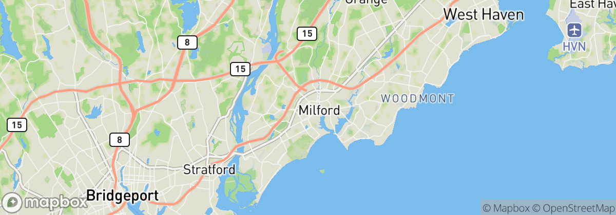 Map: Milford, CT