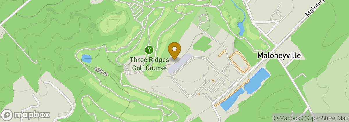 Map location: Three Ridges Golf Course
