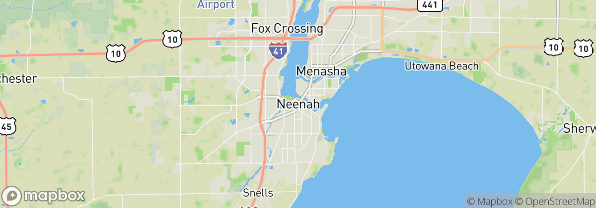 Map: Neenah, WI