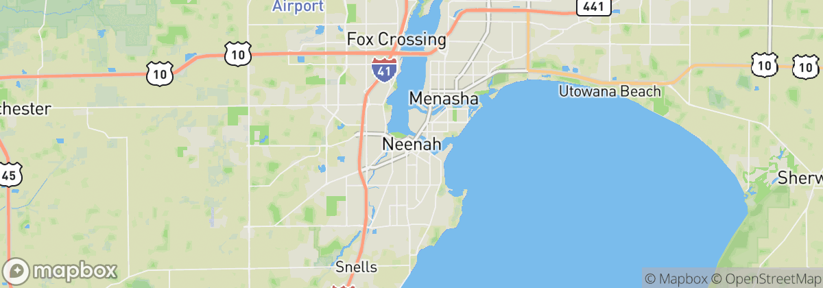 Map: Neenah, WI