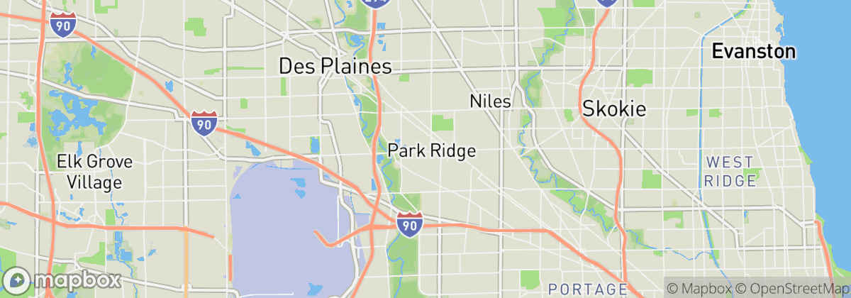 Map: Park Ridge, IL