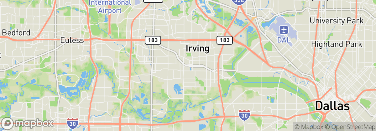 Map: Irving, TX
