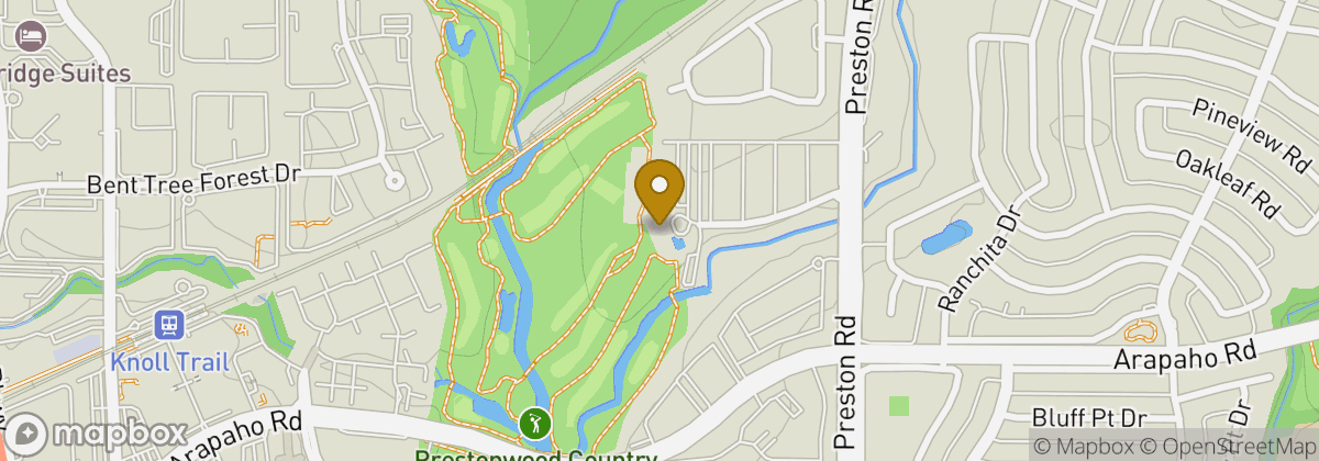 Map location: The Clubs of Prestonwood - The Creek